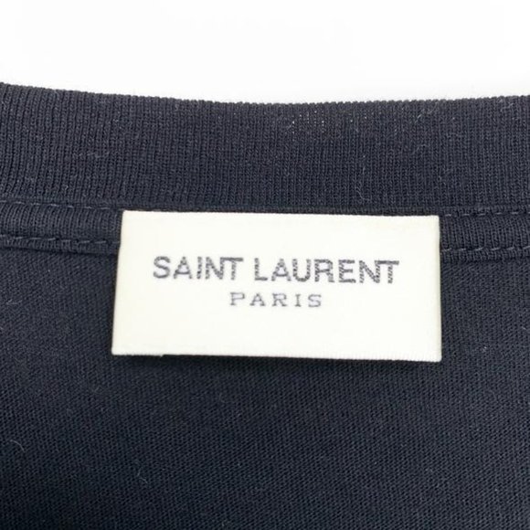 SAINT LAURENT NEON LOGO T-SHIRT SZ SMALL - Picture 3 of 4